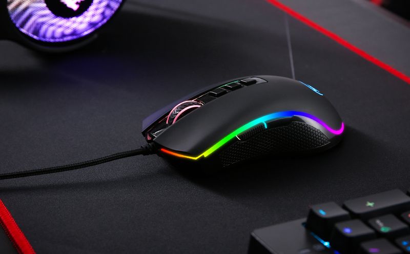 Souris de jeu filaire Redragon M711 pour PC, 7 boutons programmables, personnalisable, RVB, 10 000 DPI, ergonomique_voghion.com