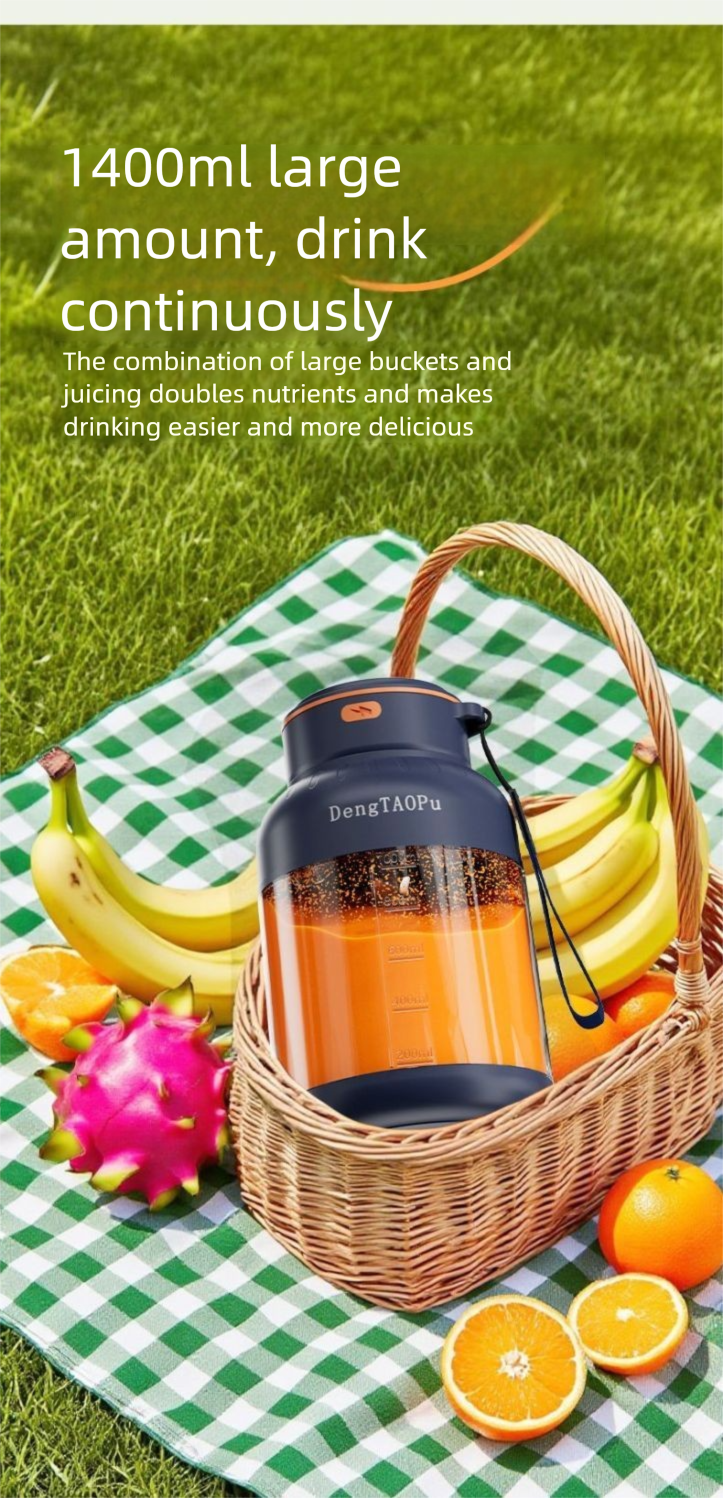 Dengtaopu Juicer Portatile Domestico Piccolo Tritaghiaccio per Frutta e Verdura Fresca Multifunzionale Grande Capacità Wireless_voghion.com