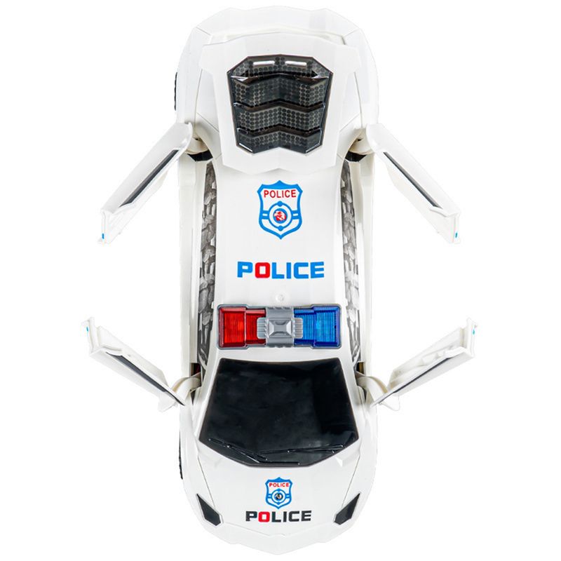 Electric Dancing Police Car Automatic Obstacle Avoidance Smallest Detail Kids Toy Rescue Emergency Cop Electric Car Toy For Kids_voghion.com