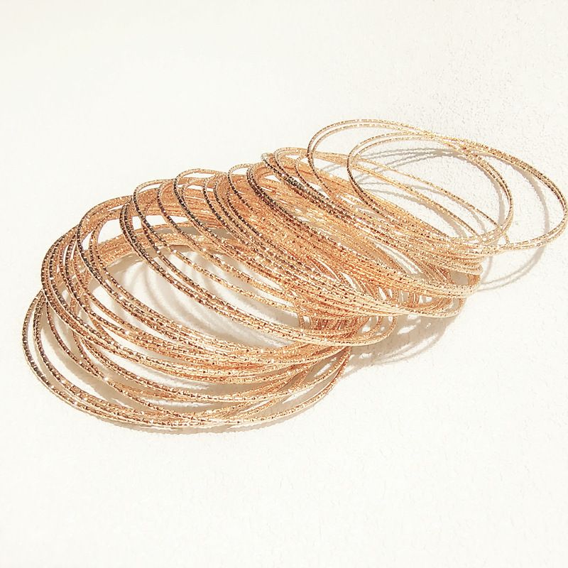 Lot de 30/50 bracelets multi-boucles ultra-fins style gypsophile bohème hip-hop indien_voghion.com