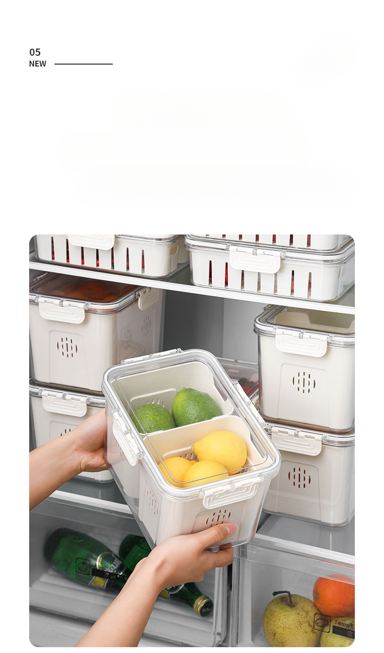 Japanische tragbare Aufbewahrungsbox für Lebensmittel in Camping-Obst-Mittagessen im Freien, Frühlingsausflug, Picknickbox_voghion.com