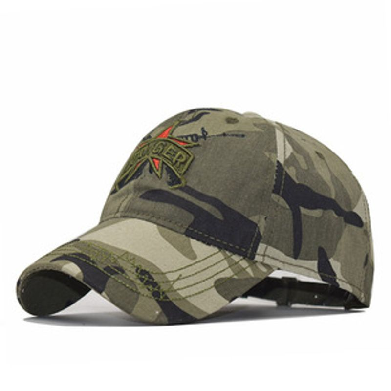 Cappellini da baseball unisex a righe mimetiche US MARINES piatti all'aperto_voghion.com