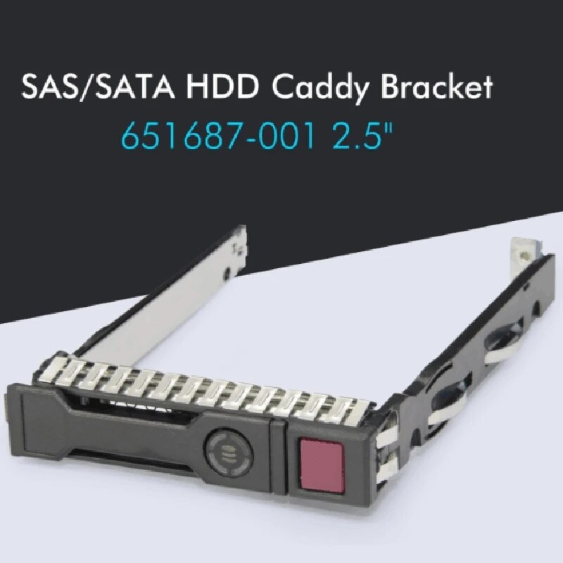 (2-pack) 2,5 tum 651687-001 651699-001 SAS SATA hårddiskfack Caddy för HP G8 G9 DL120 DL160 DL180 DL360 och mer_voghion.com