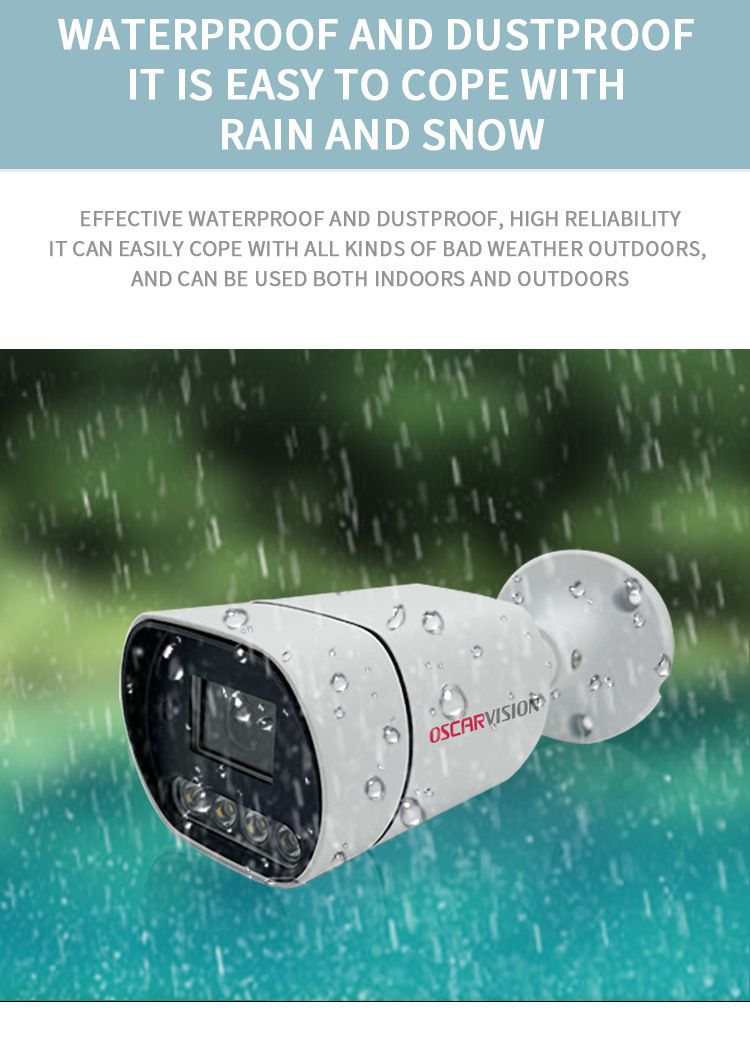 Sikkerhedskameraer PoE Overvågningskamera 16 Hjem Udendørs Vandtæt High Definition Sikkerhedsudstyr_voghion.com