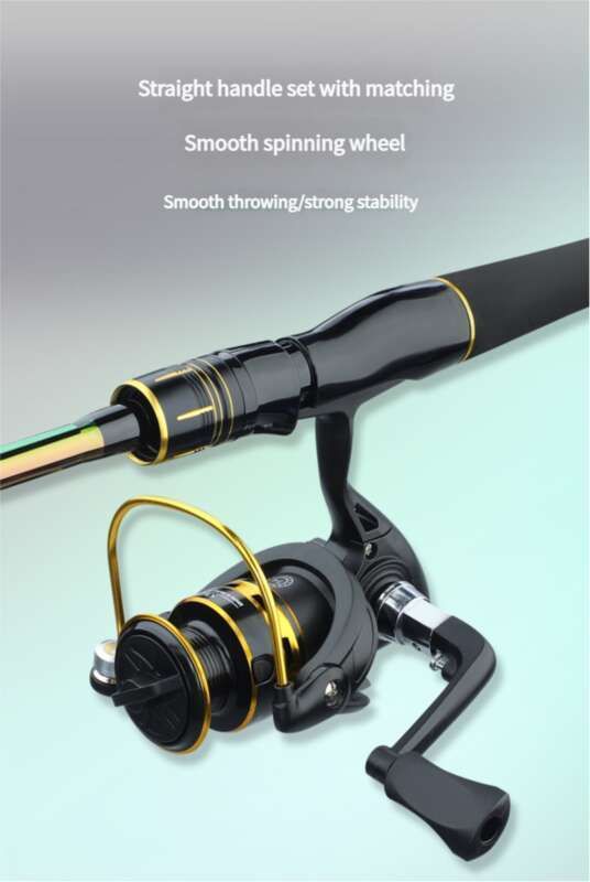 Luya Rod Full Set Of Versatile For Sea Throwing, Long-range Shooting, Straight Handle Rods, Spinning Water Droplet_voghion.com