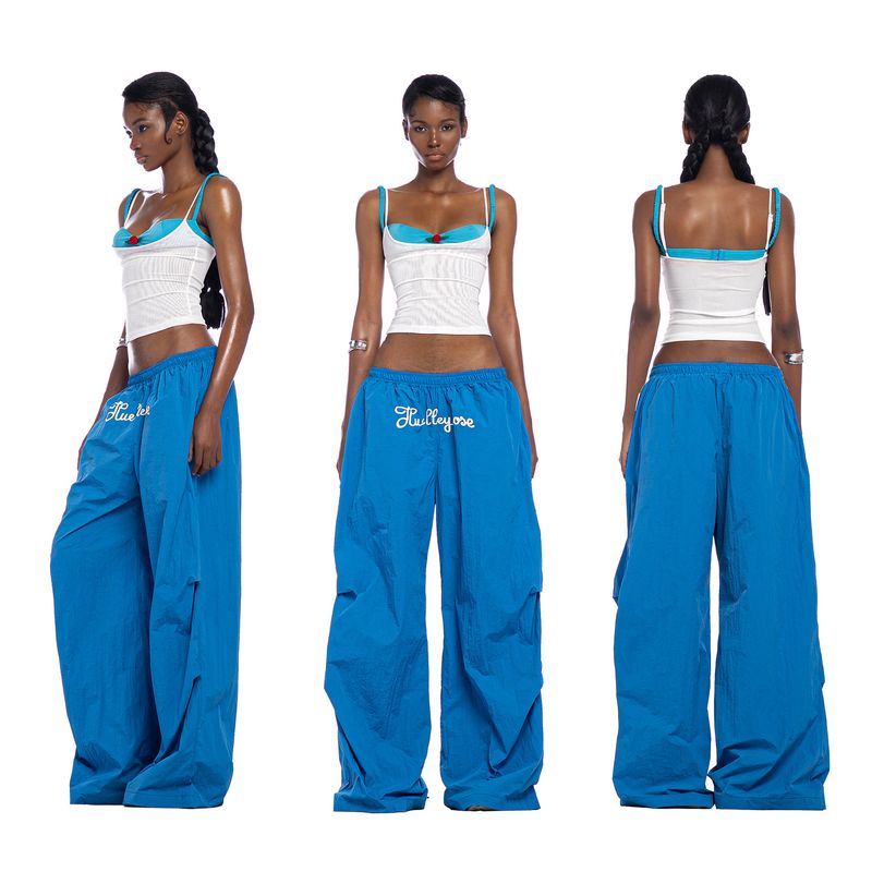 RenMou Fashionable Women's Clothing With Elastic High Waisted Letter Printing, Loose Casual Street Fashion, Simple And Exclusive Supply_voghion.com