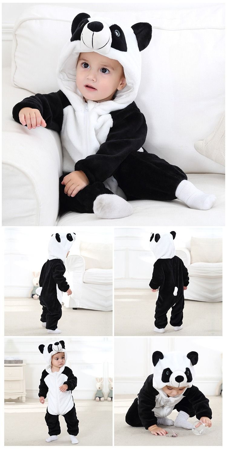 2025 neue Baby Onesie Neugeborene Kleidung Baby Kleidung Baby Flanell Tier Klettern Kleidung_voghion.com