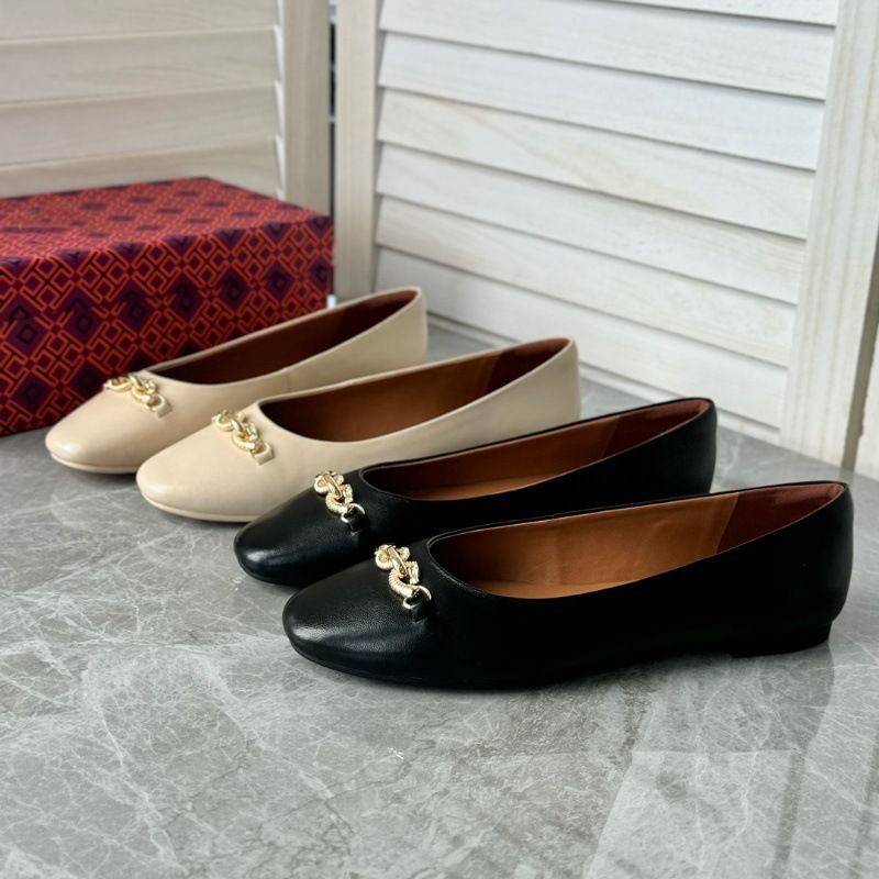 2025 neue Stil Elegante frauen Flachen Mund Runde Zehe Slip-Auf Echtem Einzelnen OL Arbeit Schwarz Leder Schuhe_voghion.com