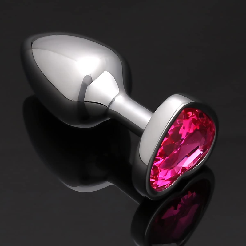 Edelstahl 2,8 CM Anal Plug Herz Metall Butt Plug Sex Spielzeug für Frauen Mann Wasserdicht Schmuck Perlen Erwachsene_voghion.com