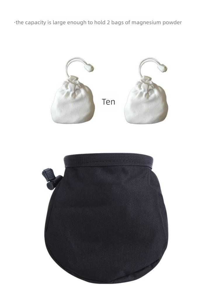 Outdoor Climbing Single And Double Bar Gymnastics Anti-Slip Storage Waist Magnesium Powder Bag_voghion.com