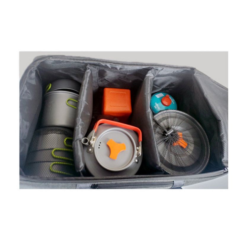 Outdoor Handbag Camping Storage Large Capacity Picnic Cookware Multifunctional Portable Food Bag_voghion.com