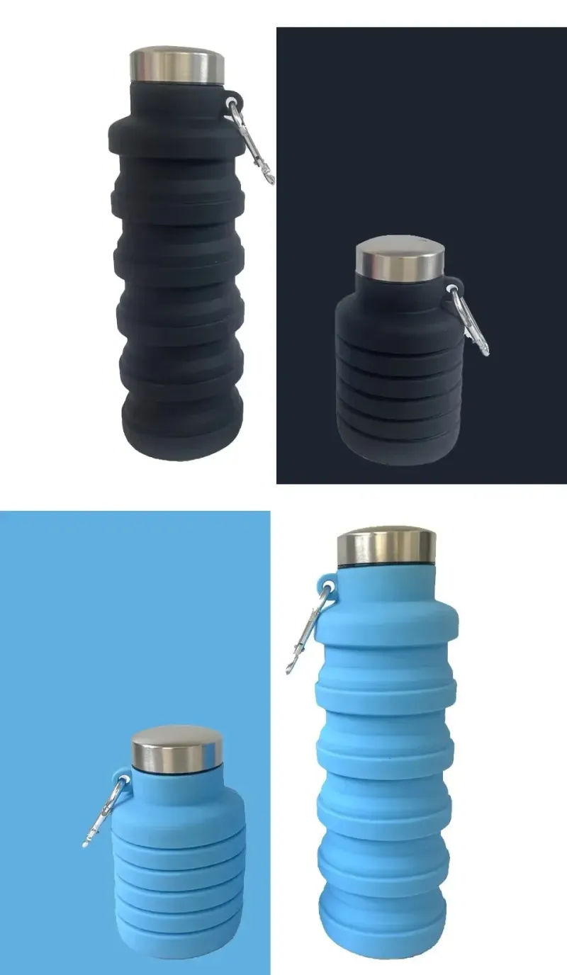 Bouteille pliable peu encombrante - Outils de voyage en silicone_voghion.com