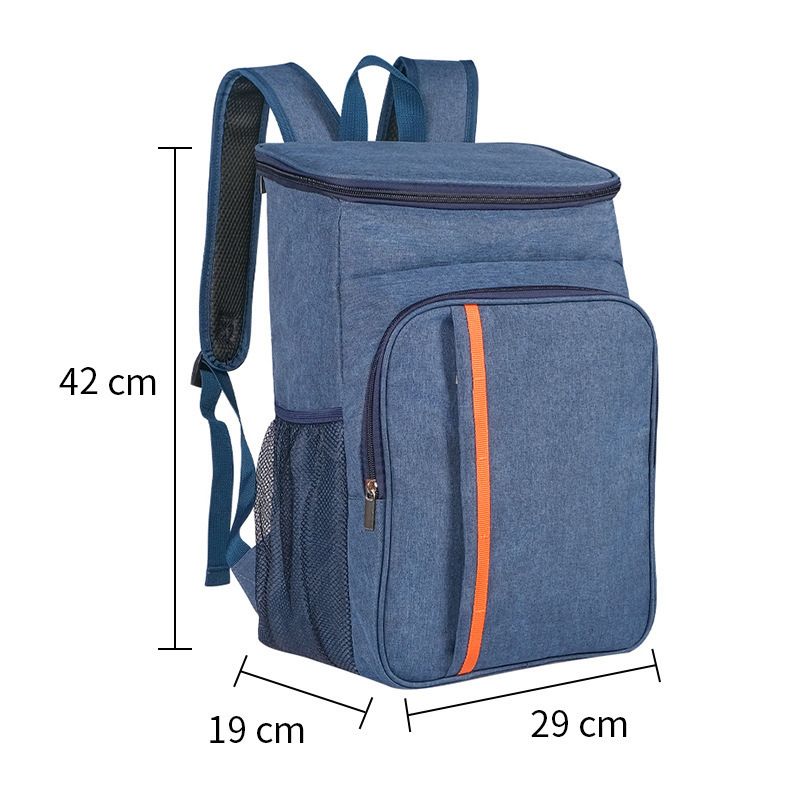 Lente en zomer nieuwe isolatie grote capaciteit outdoor picknick rugzak Oxford doek houdt koude schouder thermische tas modieuze honderd_voghion.com
