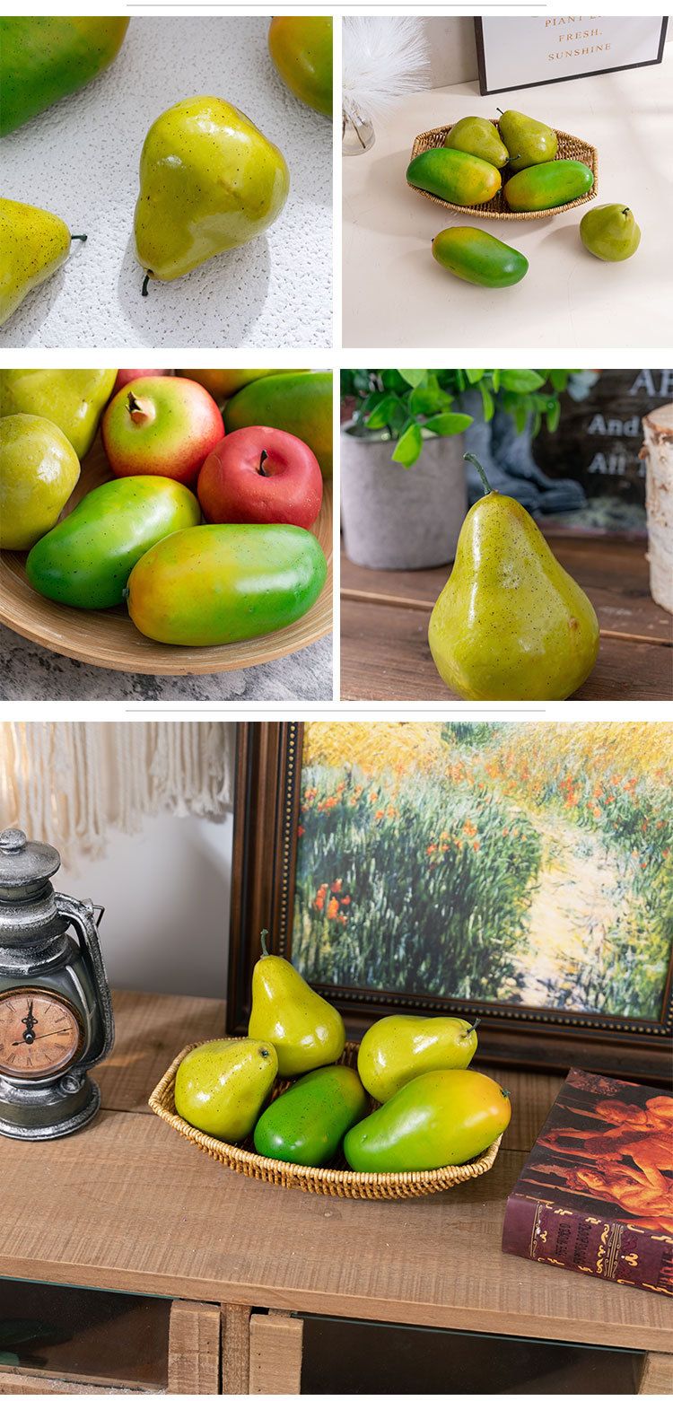 Weighted Simulation Fruit And Vegetable Model Home Decoration Shooting Props Farmhouse Living Room Decoration MW42886_voghion.com
