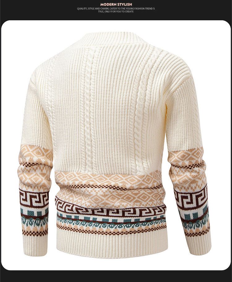 Herren-Boho-Cardigan mit V-Ausschnitt, leichte Strickjacke, lässiger Mantel mit offener Vorderseite (Beige, Schwarz, Gelb, Grün) – Größen M bis 4XL_voghion.com