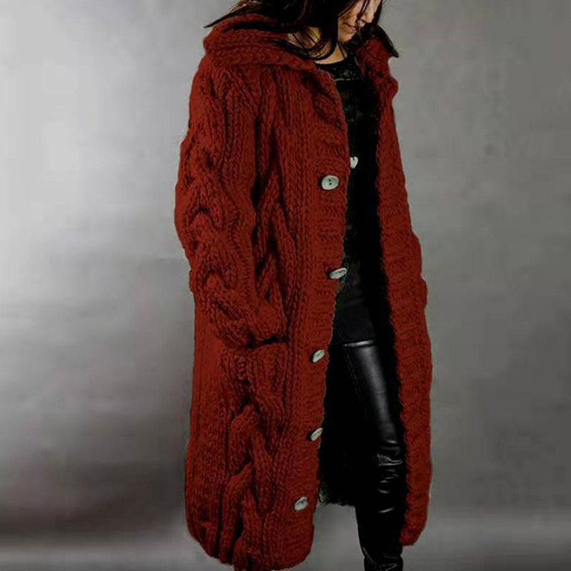 Dameskleding damesvest losse grote maat trui jas lang vest_voghion.com