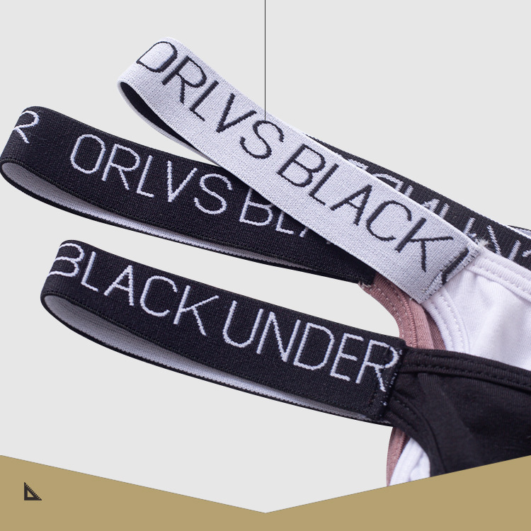 ORS Sexy Men's Thong Bikini Style Modal Low Waist Solid Color Breathable T Pants OR6107_voghion.com