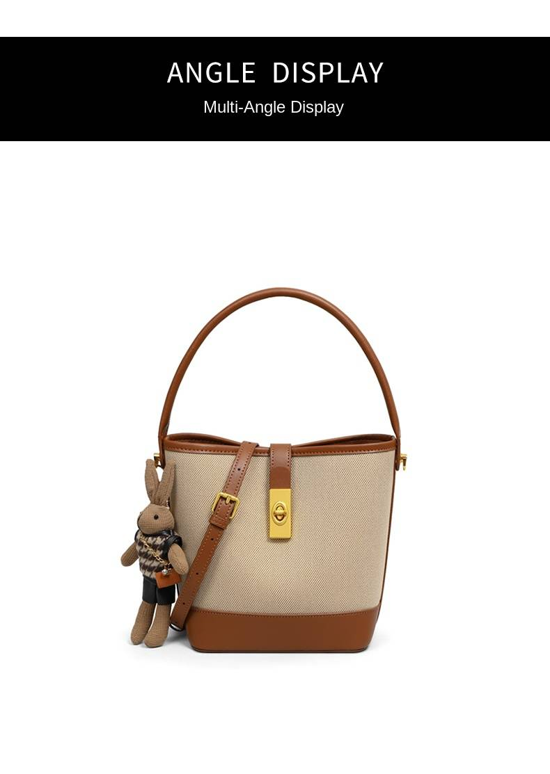 VINEY Bag Ladies 2025 New Women's Bag Bucket Bag One-shoulder Commuting Hot Style High-end Handbag Messenger Bag_voghion.com