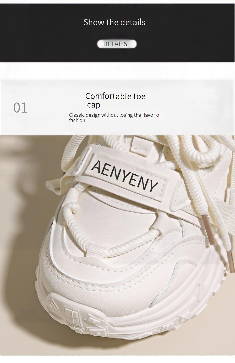 Fleece-Lined Chunky Sneakers For Women - Winter Platform Shoes With Memory Foam | Non-Slip Thick Sole For Running & Casual Wear (Model FB9905-2)_voghion.com