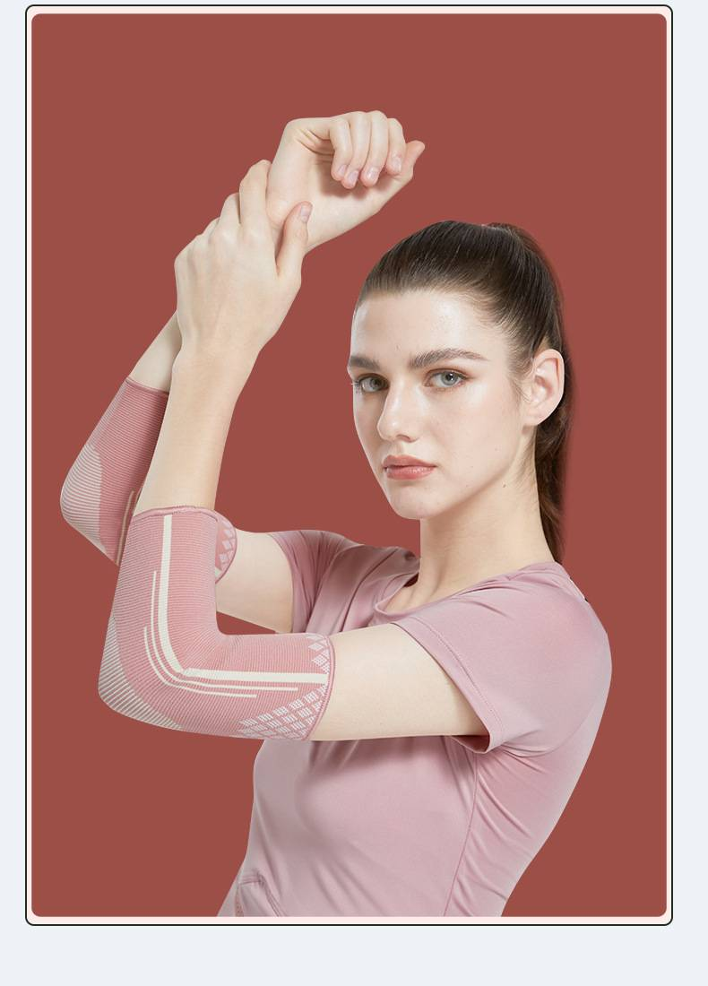 Breathable Elbow Support Sleeve For Women & Men - Lightweight Compression Arm Sleeve For Tennis, Basketball, Gym & Sports Injury Prevention_voghion.com