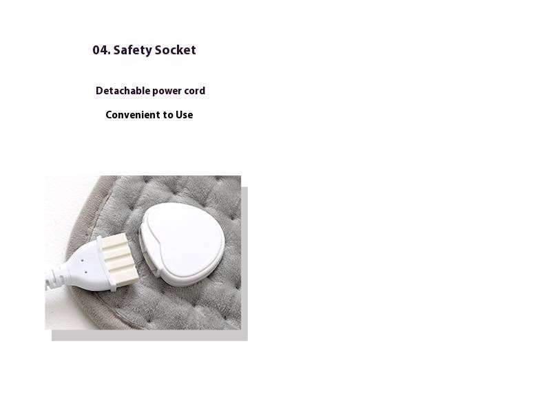 6 Sıcaklıklı Uzaktan Kumandalı Elektrikli Isıtma Pedi - Tek Kullanımlık Ultra Yumuşak Pamuklu Battaniye (220V, 75W, CE/UK/AU/JP Uyumlu)_voghion.com