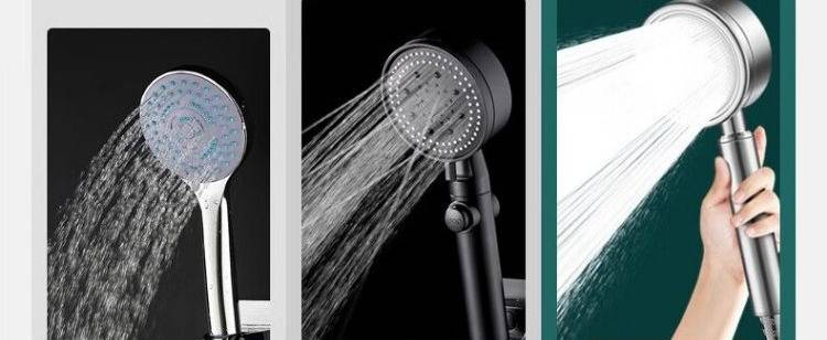 Thickened 304 Stainless Steel Large Boost Shower Handheld Net Celebrity Shower Head Interface Bathroom Home Boost_voghion.com