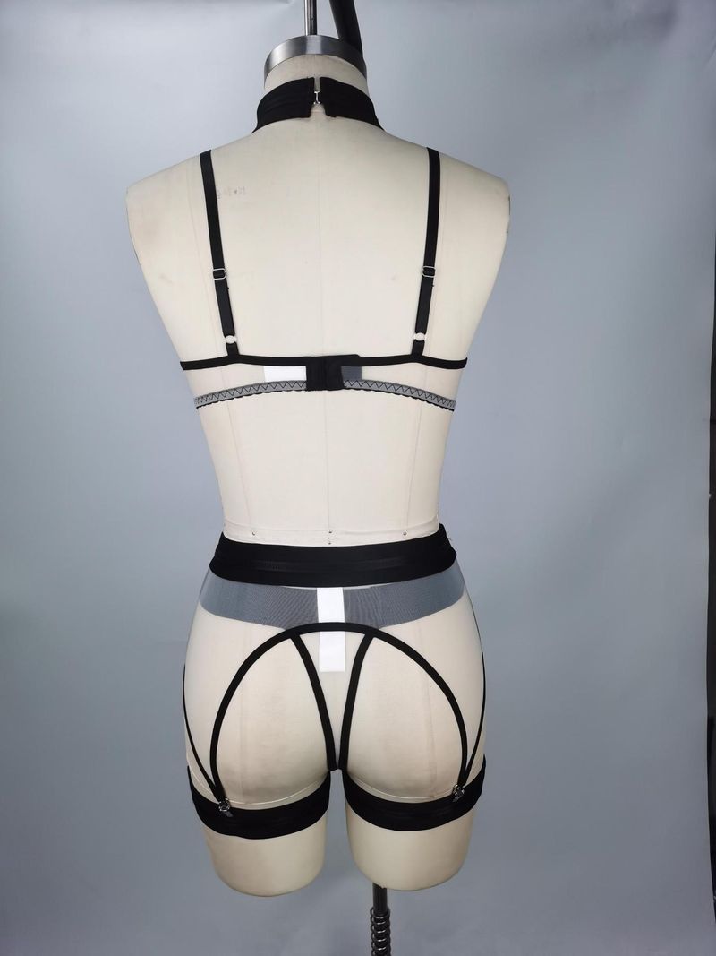 2024 Neues lustiges Unterwäscheset mit transparenter Amazon-Spitze, sexy Versuchungsuniform für Frauen_voghion.com