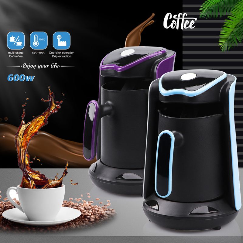 Cafetera portátil para oficina, espresso turco de 300 ml_voghion.com