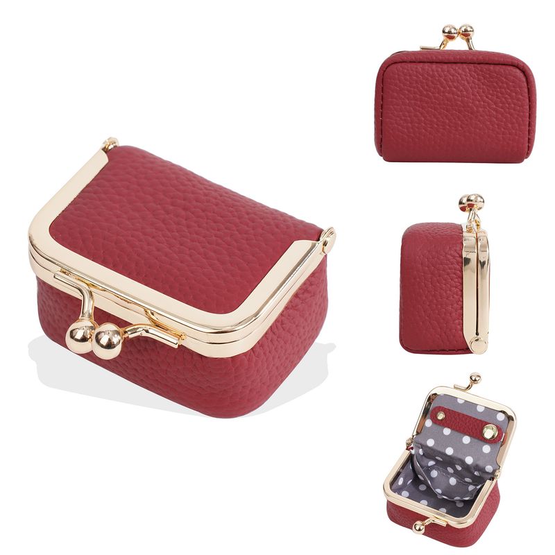 Neu Damen Geldbörse Baellerry Echtes Leder Mini Schmuck Box Multifunktionale Münzfach_voghion.com