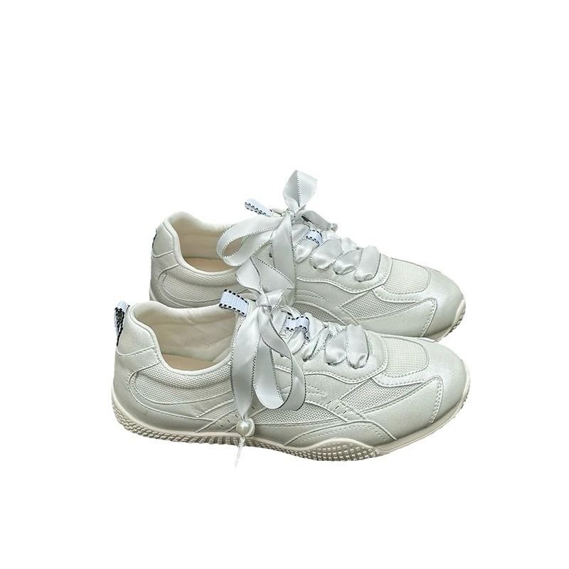 2024 Summer Suyinde Training Shoes~Waffle Mesh Breathable Ballet Silver Sports Casual Shoes_voghion.com