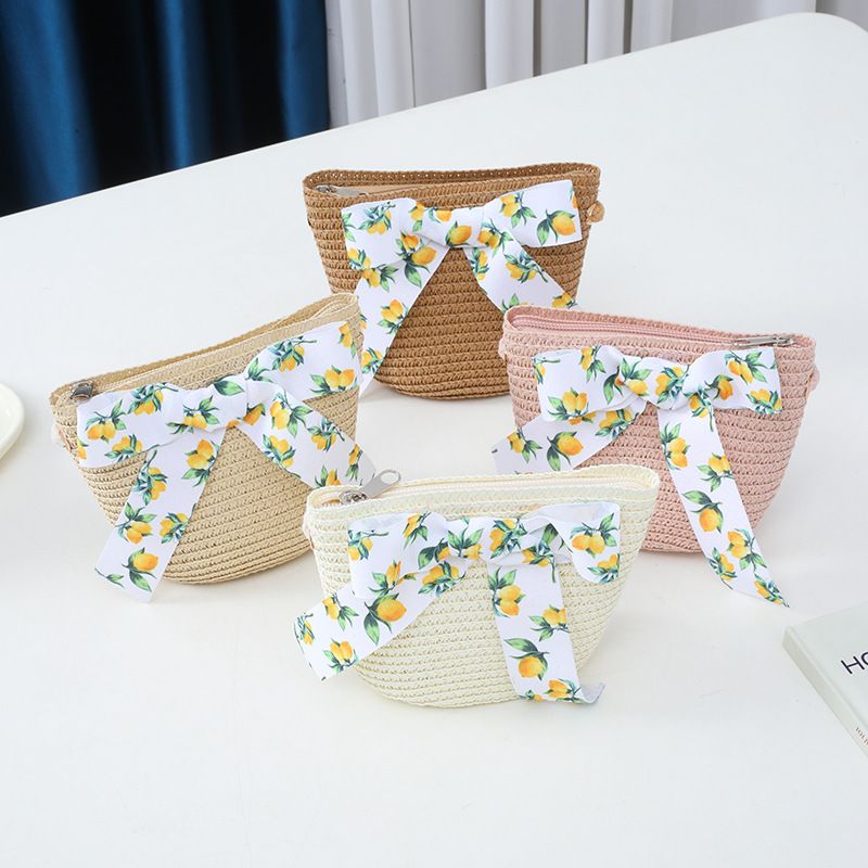 Protezione solare estiva per bambini e donne, parasole pieghevole da spiaggia a tesa piatta, cappelli, borse, set per erba genitore-figlio_voghion.com