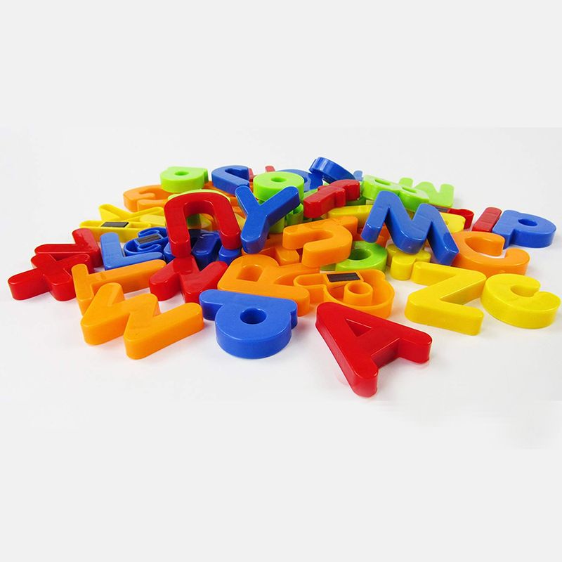 Veelkleurige magnetische cijfers alfabet koelkastmagneet leren onderwijs kinderen speelgoed_voghion.com