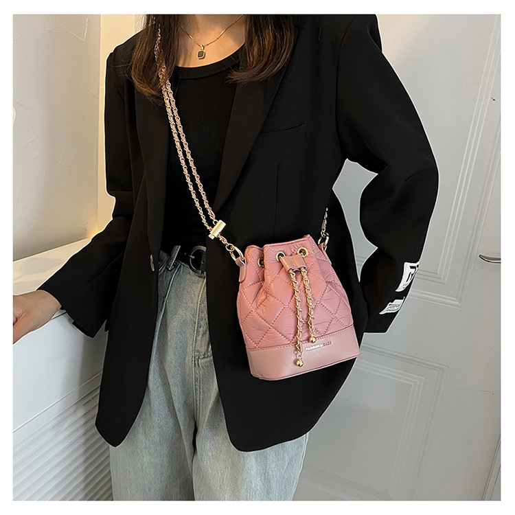 Stil Damentasche, kleine duftende Windwasser-Eimertasche, hochwertige Damen-Umhängetasche aus weichem Leder, vielseitige_voghion.com