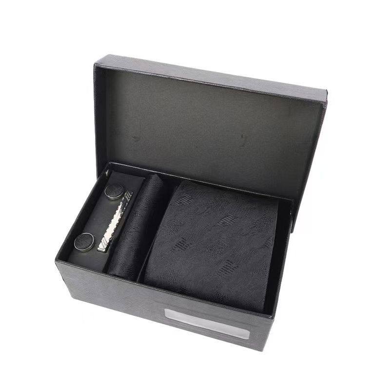 Unisex slips herre formell uformell sløyfe gaveeske sett brudgom bryllup valentinsdag bursdagsgave til menn mote_voghion.com