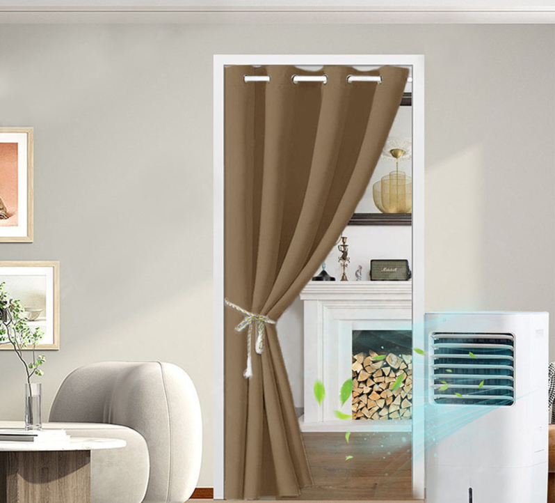 Tende Tenda per porta senza foratura Tenda per porta Privacy per vano porta Corridoio Tenda per porta Aria condizionata Divisorio temporaneo Divisorio per stoccaggio Tenda per porta armadio_voghion.com