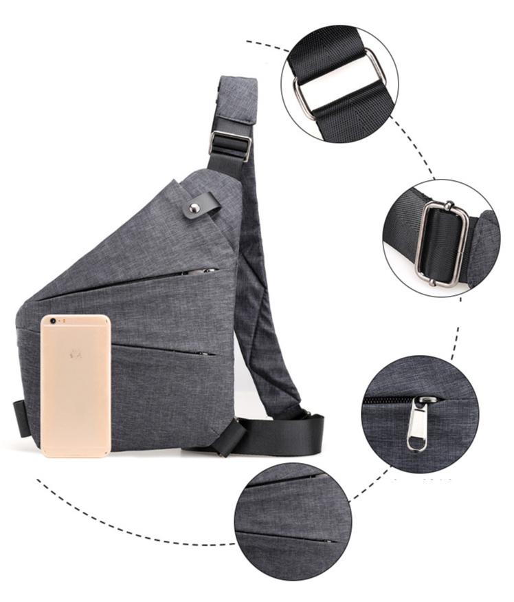Broschttaschen fir Männer, Tailletaschen, Waffentasch, Taktesch Tasch, Grousshandel, Engersäiteg Broschttasch, Diagonaltasch fir Männer, Grousskapazitéit, Multi-Täsch-Schëllertasch_voghion.com