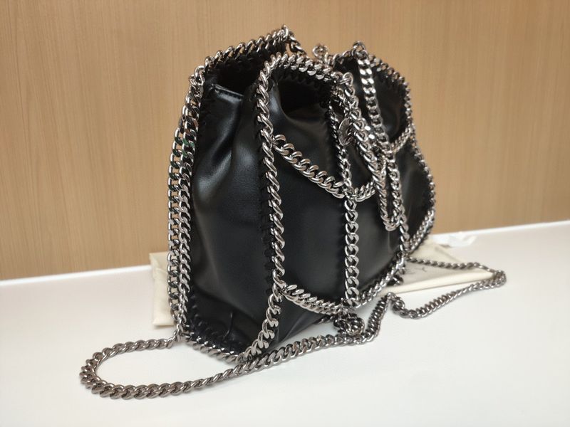 Top Qualität Designer Tasche Bankett Queen Stella Tasche Geldbörse Frauen Luxus Einkaufstasche Metall Kette Handtasche Mini Clutch Eimer Schultertaschen Top Spiegel_voghion.com