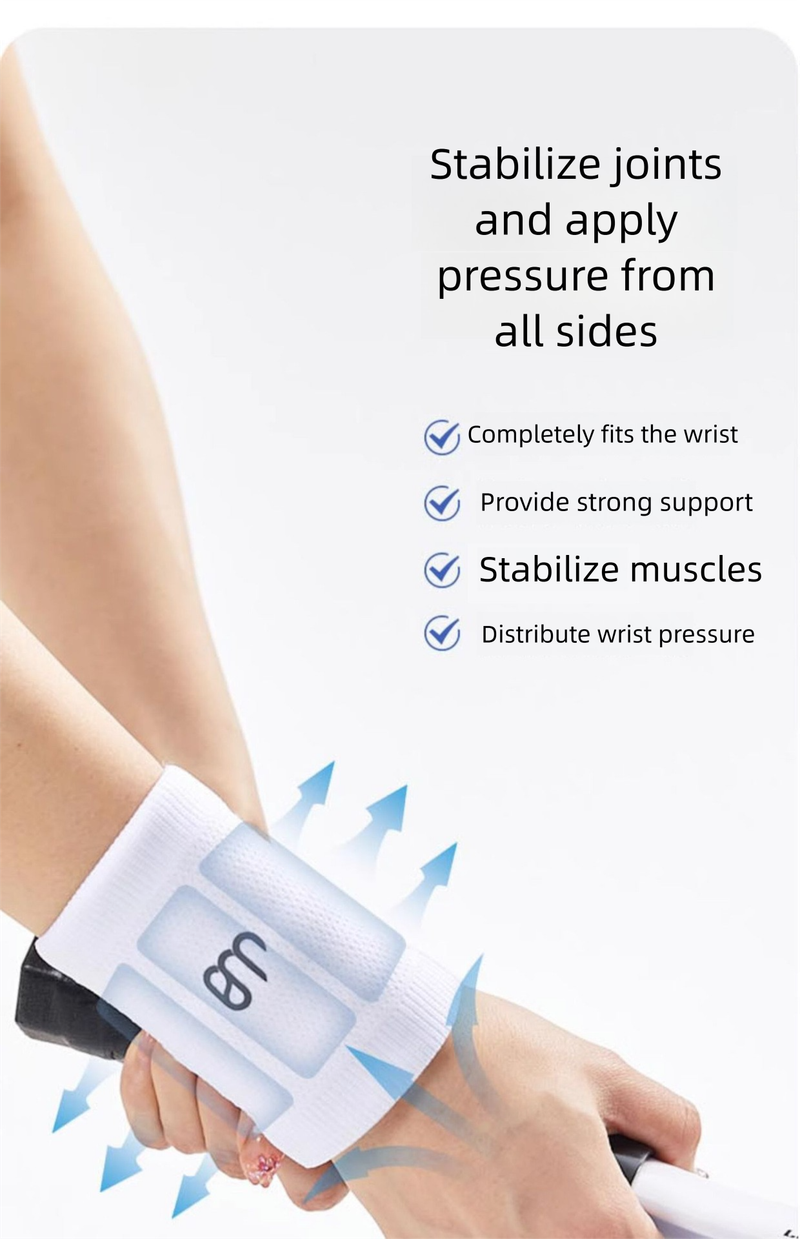 Sweat-Absorbing Wrist Tenon Sheath Stabilizing Joint Sports Basketball Baminton Protective Sleeve Lightweight_voghion.com