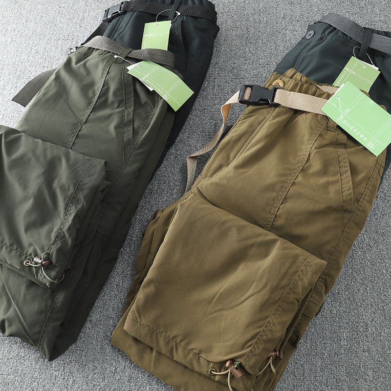 Herren Arbeitshose mit Fleece, wasser- und winddichte Softshell-Hosen für den Außenbereich, warme Arbeitshose mit geradem Bein_voghion.com