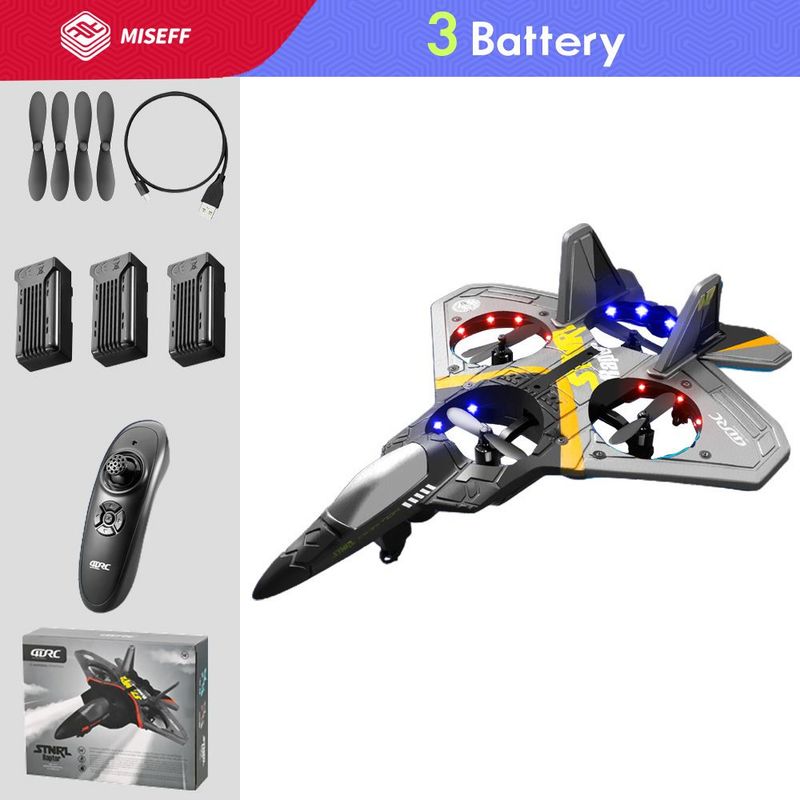 V17 RC Remote Control Airplane Drone 2.4G Gravity Sensing Remote Control Plane Glider Airplane EPP Foam Boy Toys Kids For Gift_voghion.com