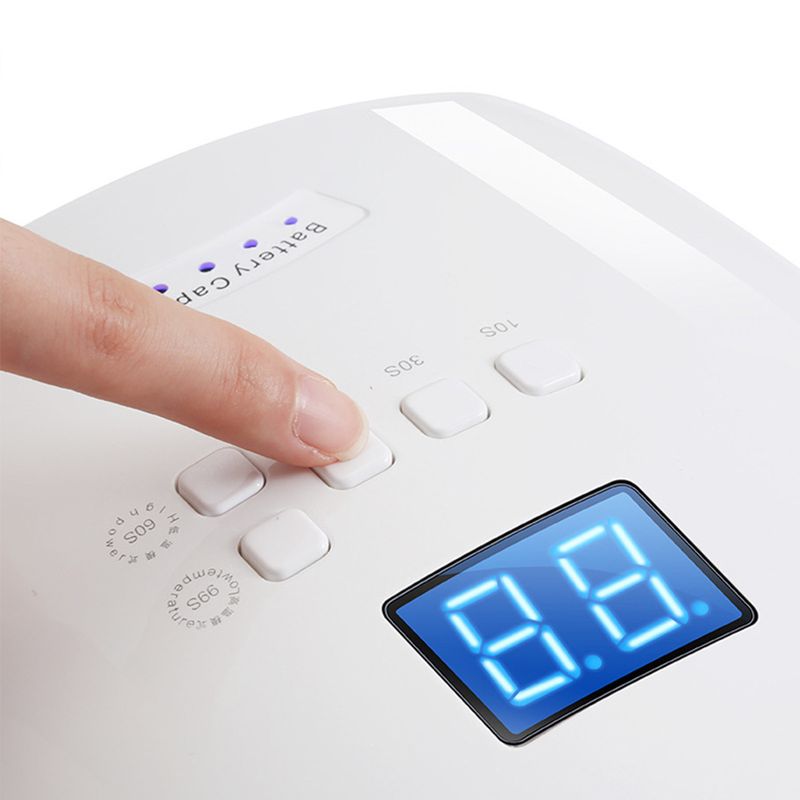 66W Akumulatorowa Lampa Do Paznokci S10 Bezprzewodowa Suszarka Do Paznokci Manicure Maszyna UV Światło Do Paznokci Bezprzewodowa Lampa UV LED Do Paznokci_voghion.com