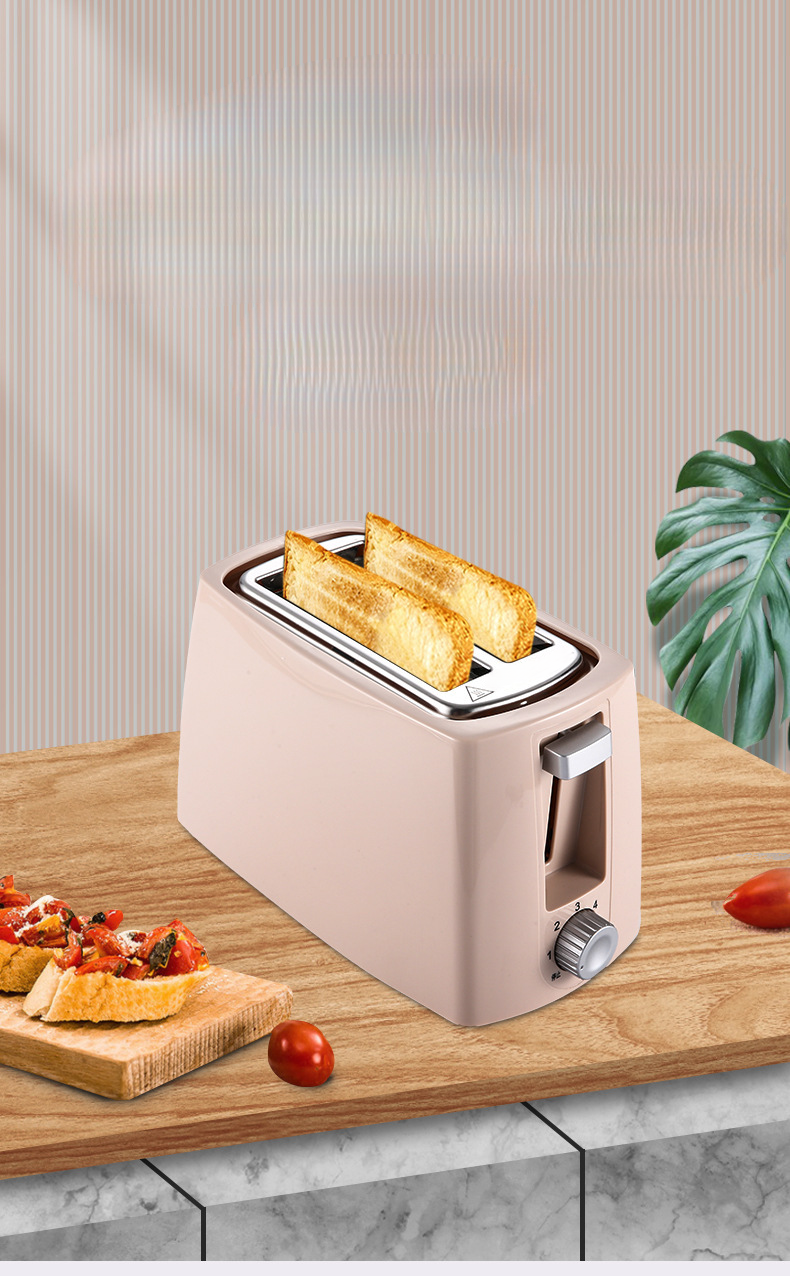 Breakfast Home Wide Slot Toast Small Fully Automatic Sandwich 2-piece Heating Toaster_voghion.com