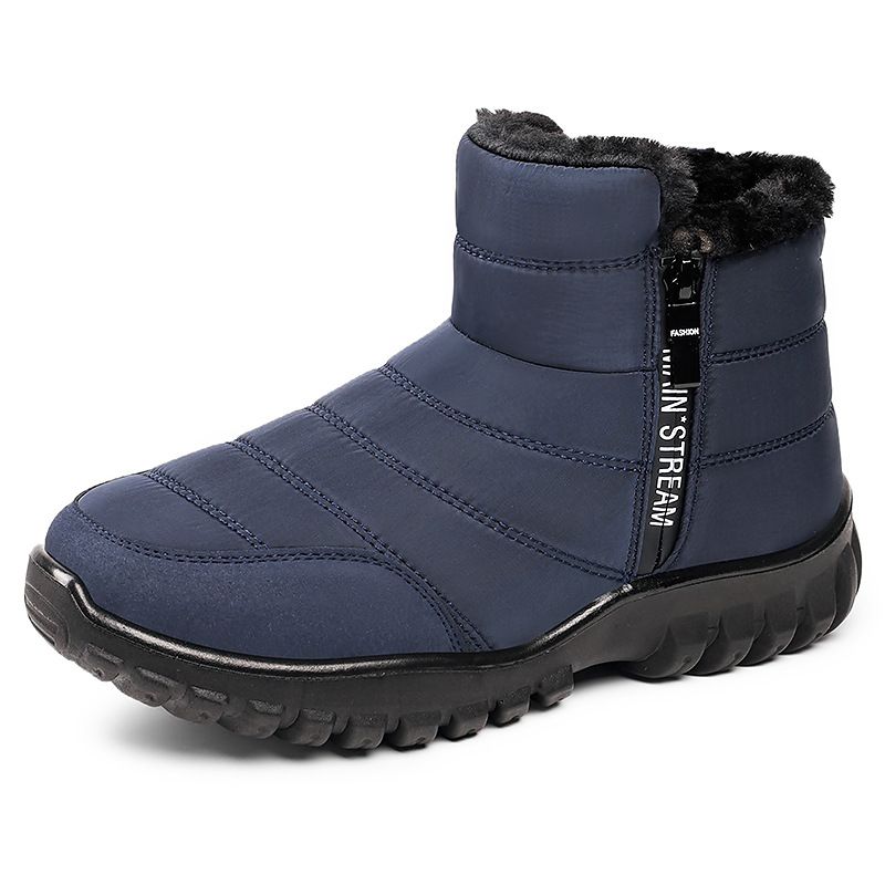 Snow Winter Thickened Fleece Lined Warm Versatile Comfortable Men's Boots_voghion.com