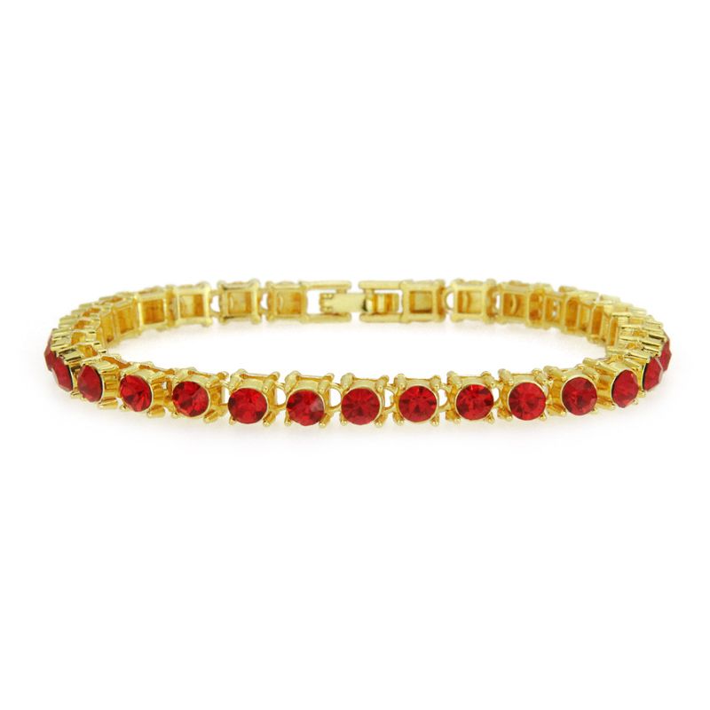 Hot Selling New Hip-Hop Single Row Dia Bracelet Bangle Men's Fashion Jewelry_voghion.com