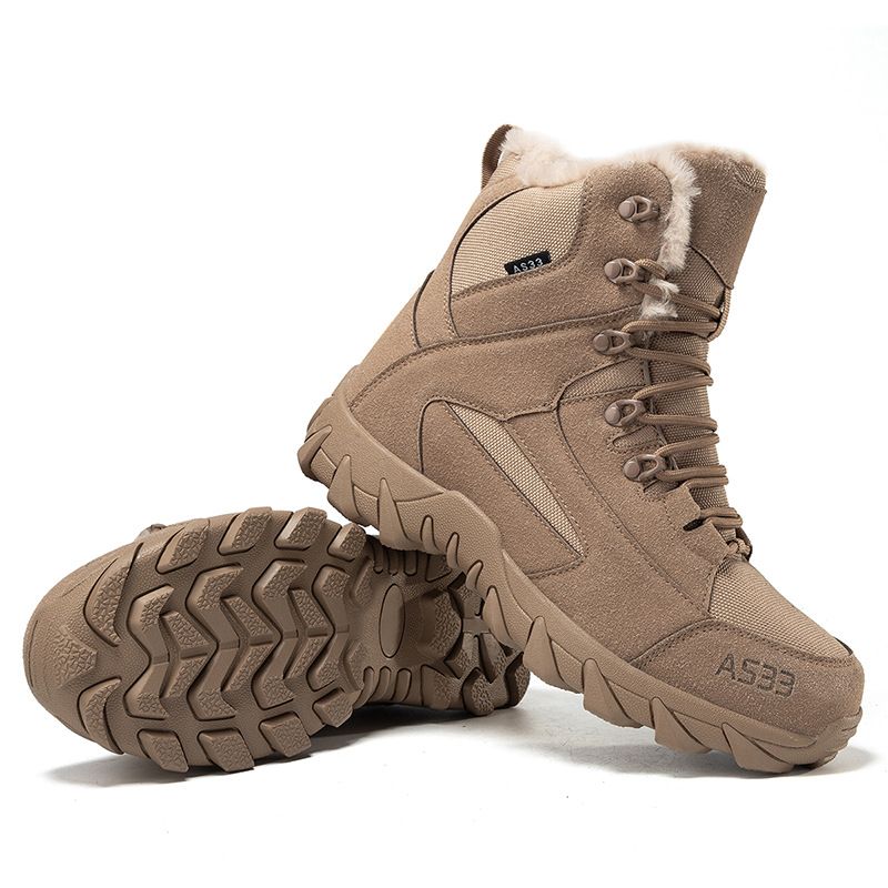 Scarpe tattiche comode e traspiranti in pile, per sport all'aria aperta, stivali da combattimento, scarpe da trekking da uomo_voghion.com