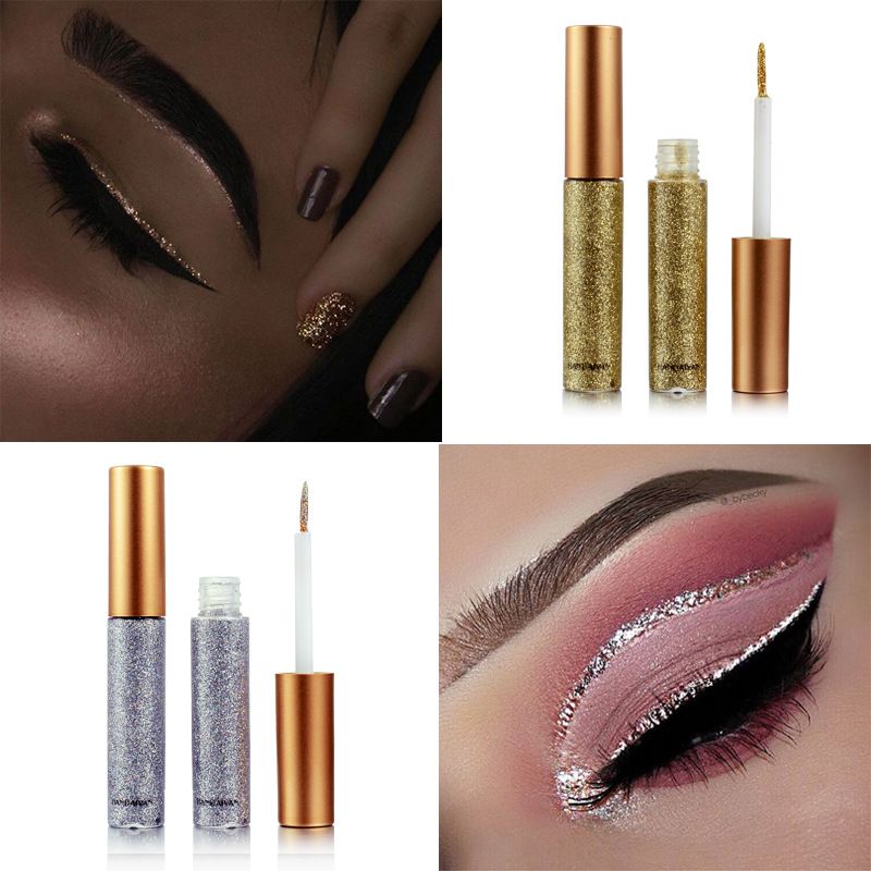 HANDAIYAN Han Daiyans Make-up-Glitzer-Eyeliner explodiert mit flüssigem Pailletten-Lidschatten_voghion.com