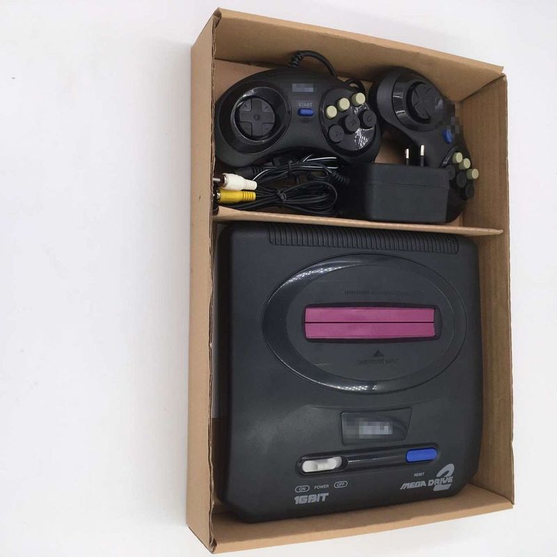 16Bit Retro Console For Sega Mega Drive 2 Old Fashioned MD Game Console Includes 5 Different Types Of Games_voghion.com