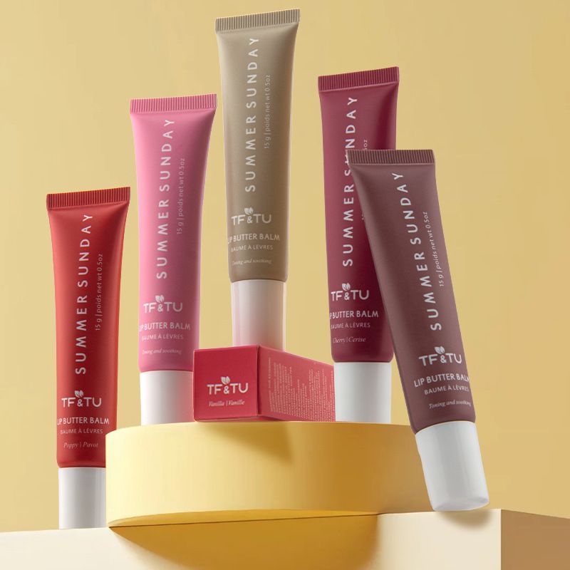 Maquillaje TF&TU Polypeptide Butter Balm Brillo líquido Tinte labial hidratante y voluminizador_voghion.com