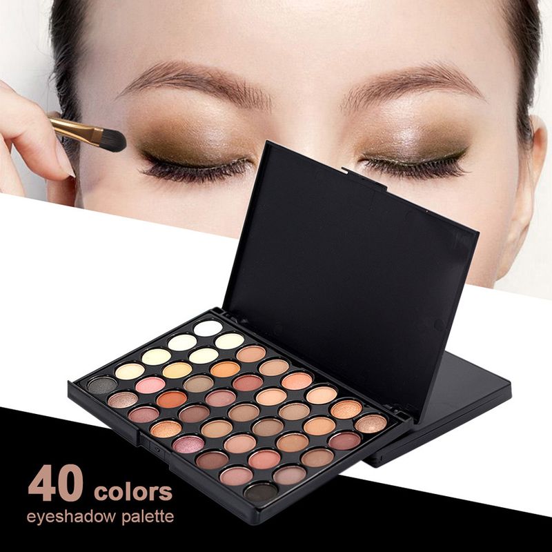 Make-up-Sets 40 Lidschattenfarben + 7 Lidschattenpinsel Make-up Produkte Make-up Marke_voghion.com