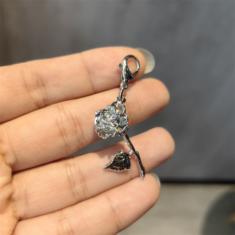 Ciondolo con fiocco di perle d'argento di celebrità, gioiello, fiore per scarpetta da ballerina, decorazione di alta qualità per ragazze_voghion.com